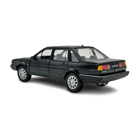 Miniatura Carro Volkswagen Santana - Preto - 1:24 - Welly