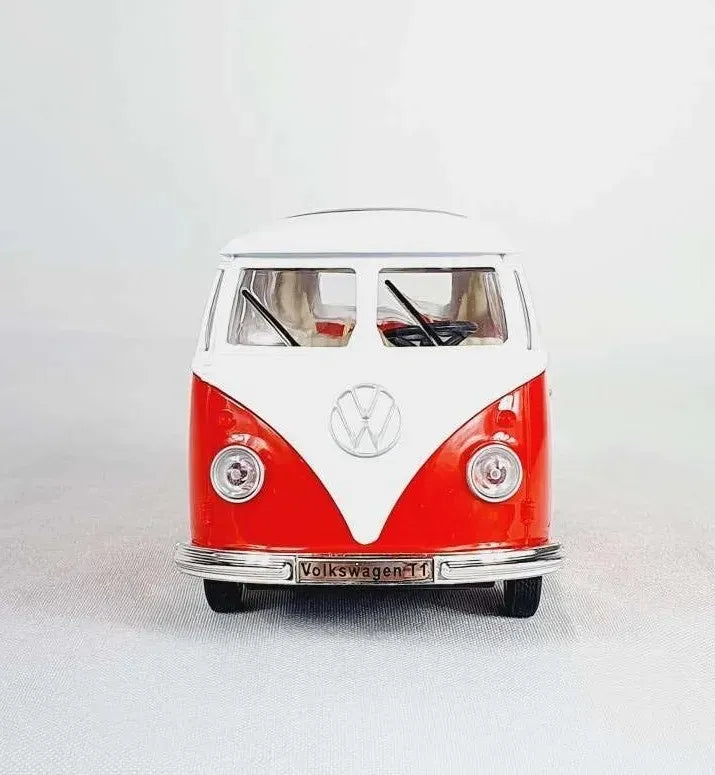 Califórnia Action Volkswagen T1 Kombi Luzes Som 1:32 Vermelho