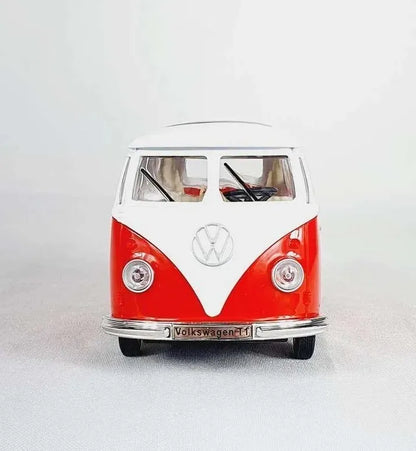 Califórnia Action Volkswagen T1 Kombi Luzes Som 1:32 Vermelho