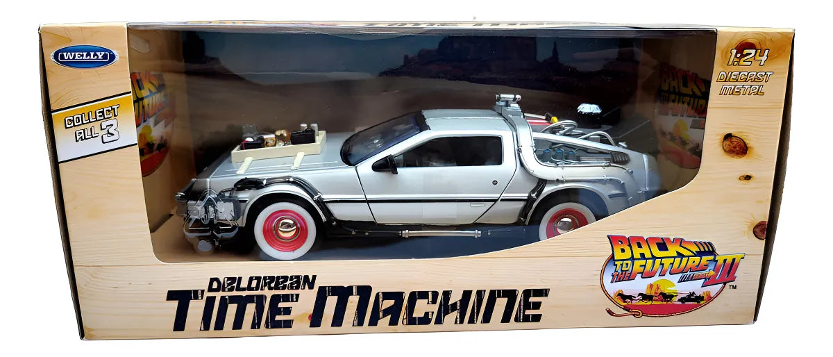 DELOREAN DE VOLTA PARA O FUTURO 3 back to the future