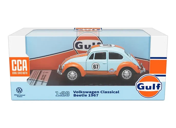 Volkswagen Classical Beetle Fusca 1967 Gulf - 1/36 - CCA