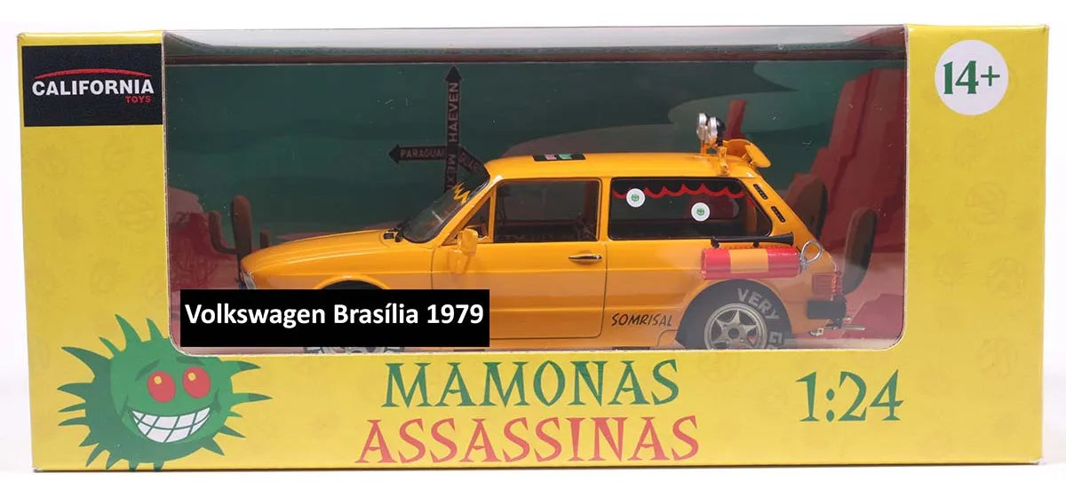 Brasília Amarela Vw Mamonas Assassinas California Toys 1/24 Amarela