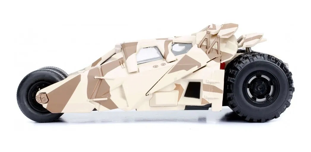 Batmóvel Filme The Dark Night 2008 C/boneco Batman 1/24 Jada Camuflado