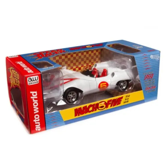 SPEED RACER MACH 5 COM BONECO 1/18
