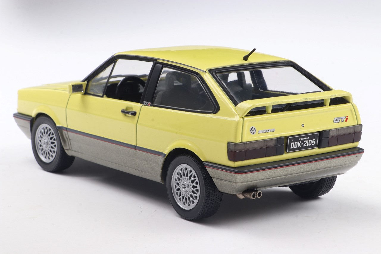 Miniatura Vw Gol Gti 1993 - California Classics Escala 1/24 Amarelo