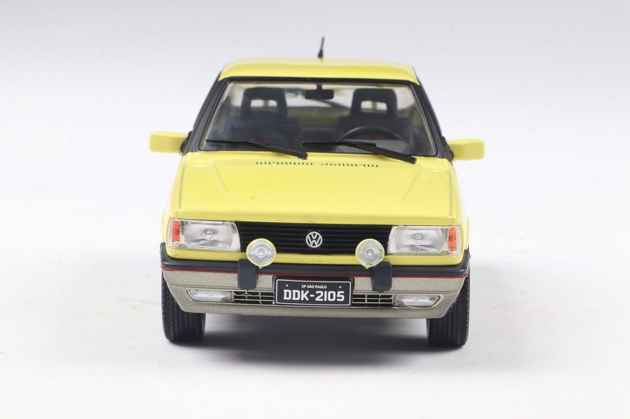 Miniatura Vw Gol Gti 1993 - California Classics Escala 1/24 Amarelo