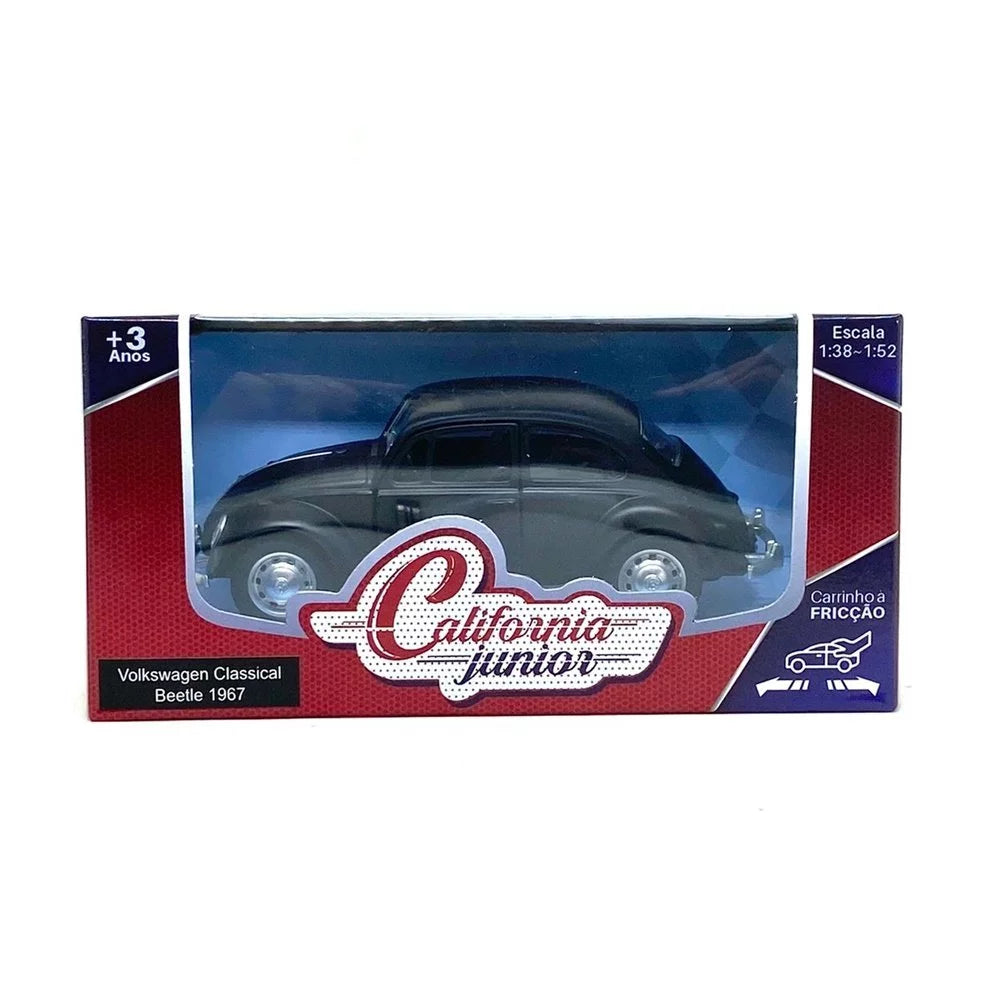 Volkswagen Classical Beetle 1967 1/32 Preto California Junior