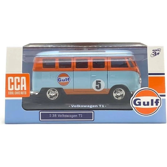 Carro Miniatura Perua Kombi Volkswagen T1 Classica Gulf