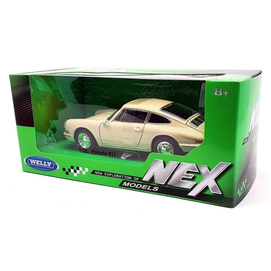Miniatura Carro Porsche 911 (1964) - Creme - 1:24 - Welly