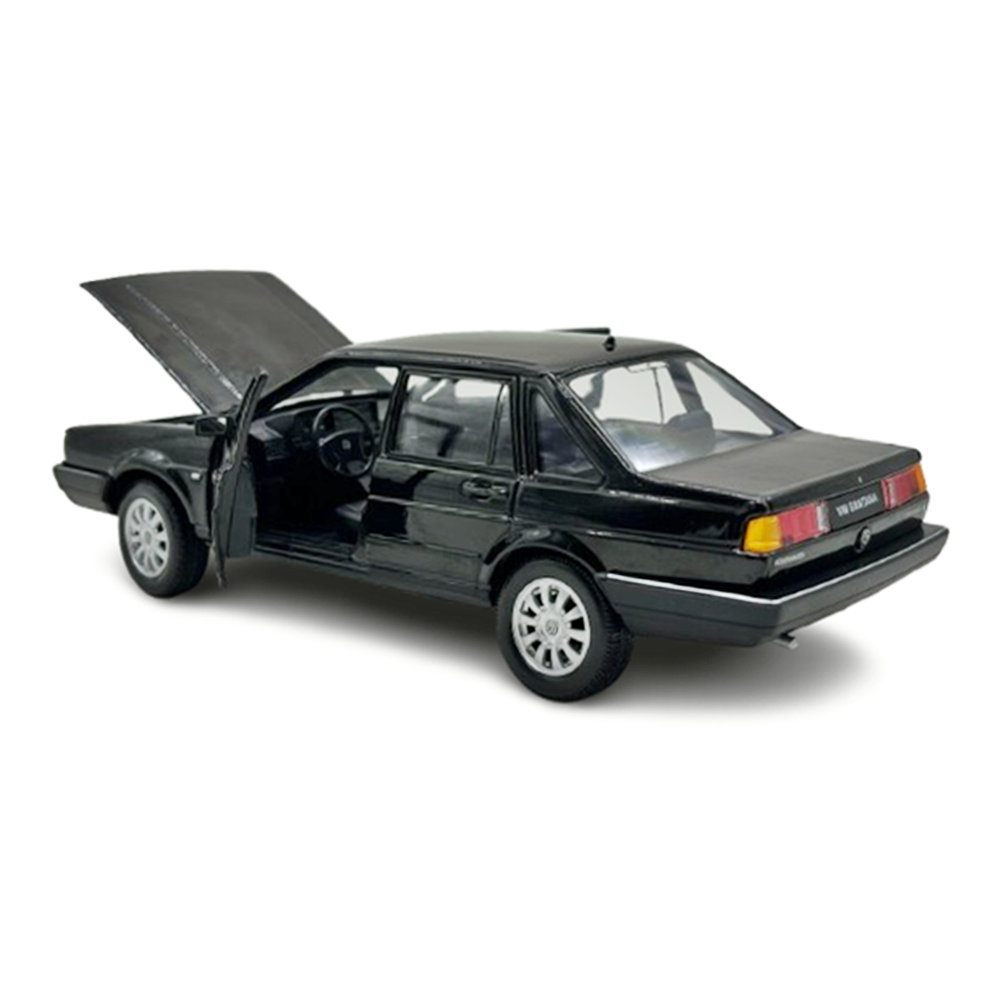 Miniatura Carro Volkswagen Santana - Preto - 1:24 - Welly