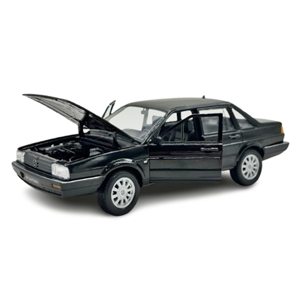 Miniatura Carro Volkswagen Santana - Preto - 1:24 - Welly